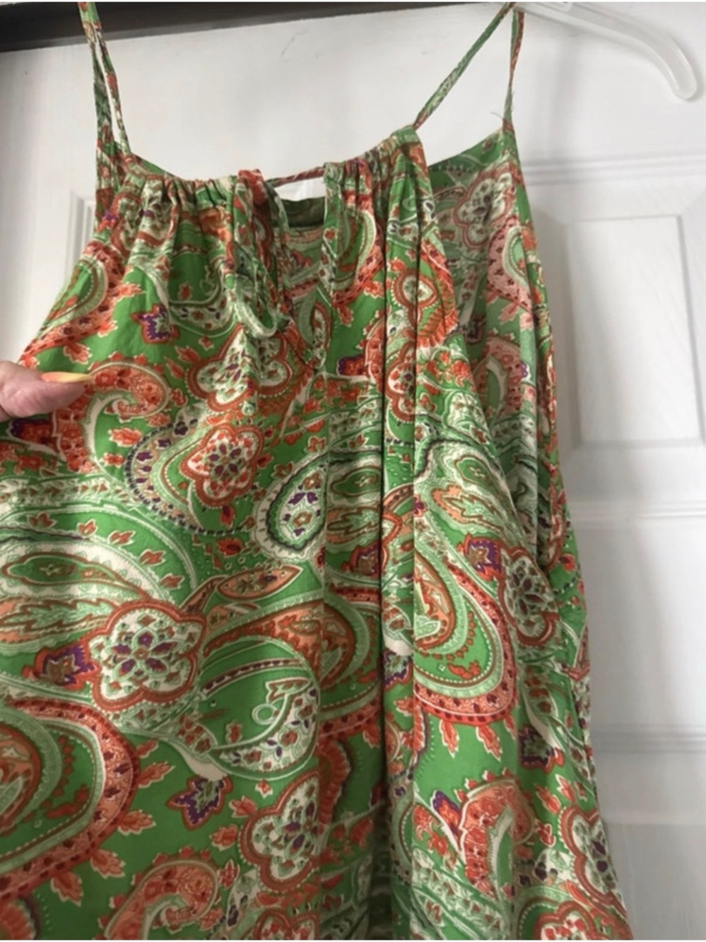 NATURAL LIFE Green Paisley Tank